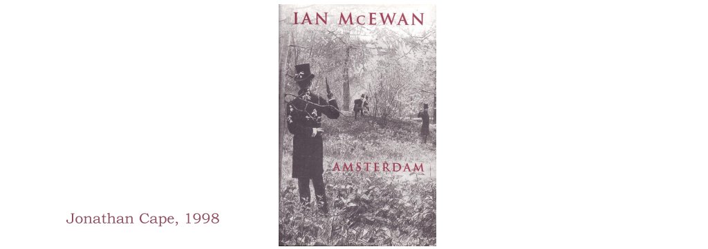 Amsterdam by Ian McEwan